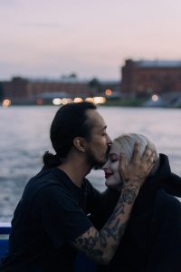 two happy loving people